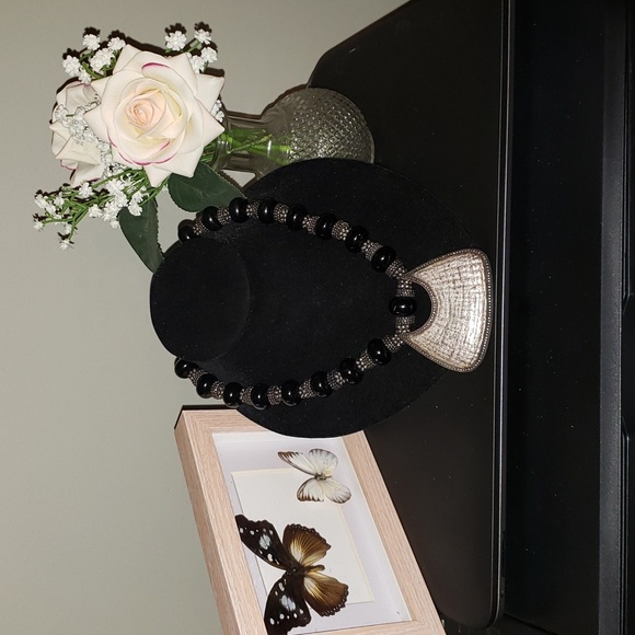 Chico's Jewelry - Chico's black bead necklace